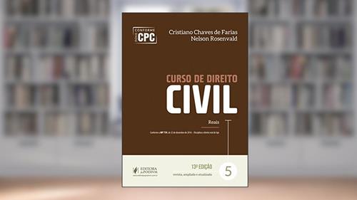 Capa de Curso de Direito Civil: Reais (Volume 5), do autor Cristiano Chaves de Farias; Nelson Rosenvald