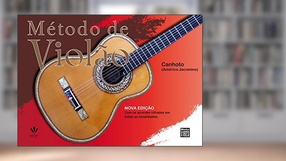 Método de Violão, do autor Américo ( Canhoto ) Jacomino