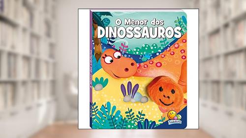Capa de Dedinhos Agitados Livro-fantoche: Menor dos Dinossauros, O, do autor Inc. The Clever Factory