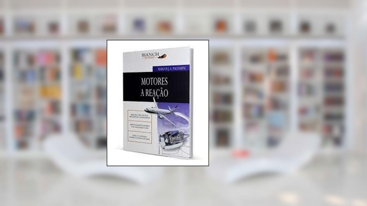 Capa de Motores a Reação, do autor Marcos Palharini