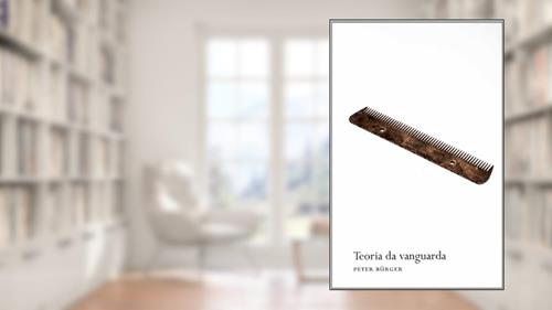 Capa de Teoria Da Vanguarda, do autor Peter Burger