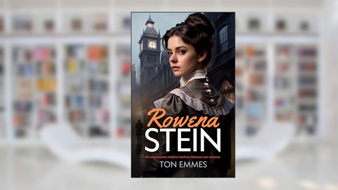Rowena Stein: Um emocionante mistério histórico Vitoriano com romance e segunda chance, do autor Ton Emmes