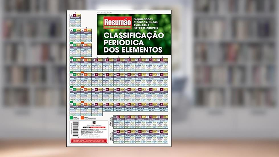 Classificação Periódica dos Elementos, do autor Mark Jackson