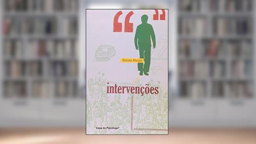 Capa de Intervenções, do autor Renato Mezan