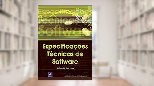 Capa de Especificações técnicas de software, do autor Adilson da Silva Lima