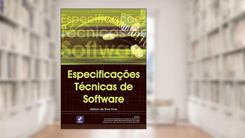 Especificações técnicas de software, do autor Adilson da Silva Lima