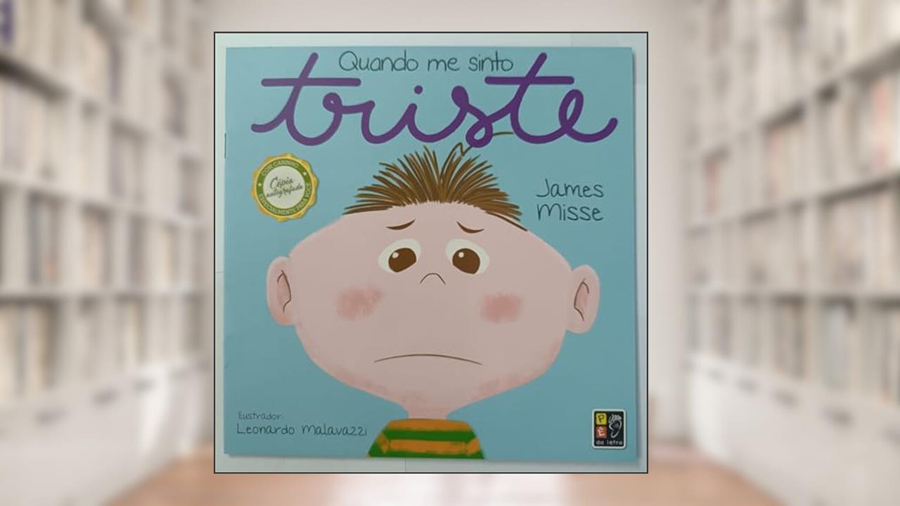 Quando me Sinto - Triste Pocket 20x20, do autor James Misse; Pé Da Letra