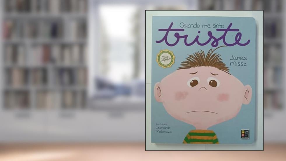 Quando me Sinto - Triste Cartonado, do autor James Misse; Pé Da Letra