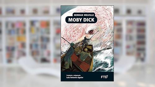 Capa de Moby Dick, do autor Herman Melville