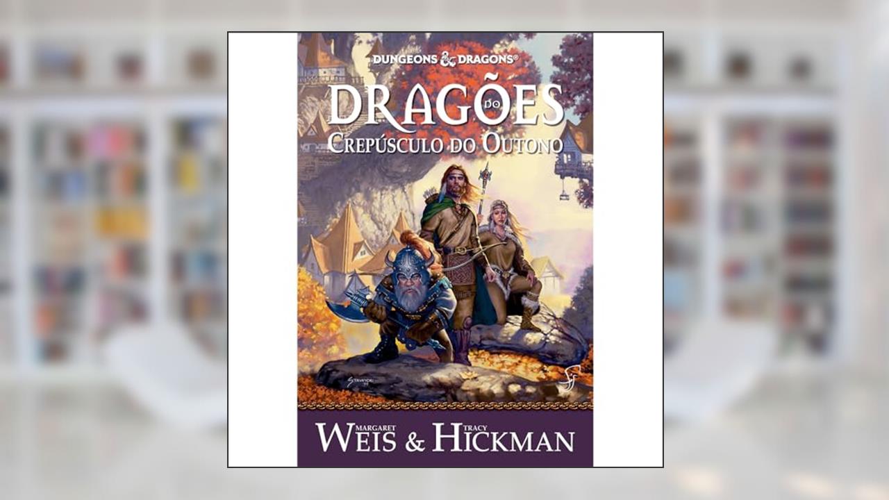 Crônicas de Dragonlance Vol. 1 - Dragões do Crepúsculo do Outono, do autor Margaret Weis; Tracy Hickman