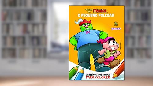 Capa de Turma da Mônica Clássicos Ilustrados para Colorir O Pequeno Polegar: O Pequeno Polegar: 11, do autor Mauricio Sousa
