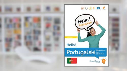 Capa de Hello! Portugalski Blyskawiczny kurs obrazkowy (poziom podstawowy A1), do autor Natalia Wajda