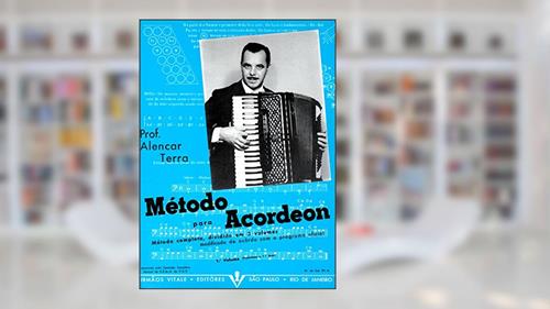 Capa de Método para Acordeon: Preliminar e primeiro ano, do autor Alencar Terra