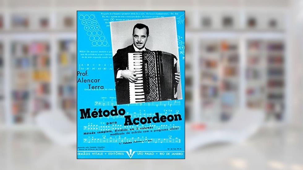 Método para Acordeon: Preliminar e primeiro ano, do autor Alencar Terra