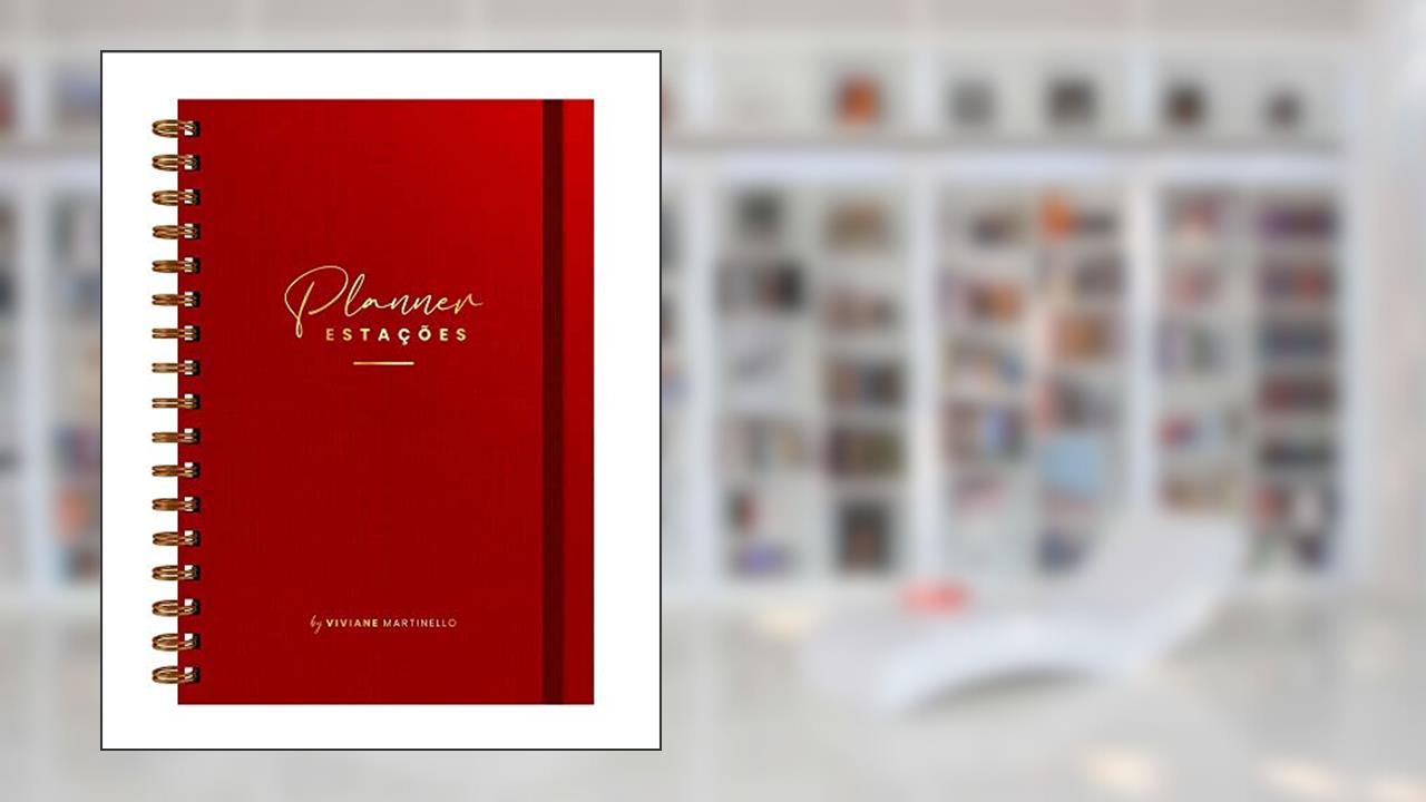 Planner Estações by Viviane Martinello - Vermelho, do autor Viviane Martinello