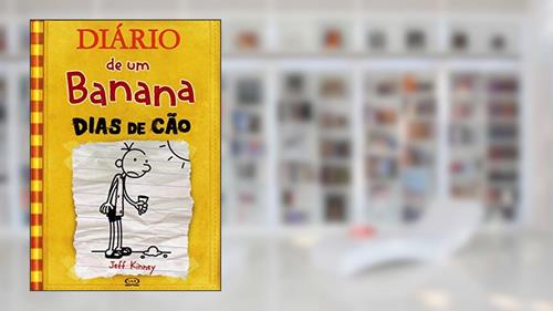 Capa de Diário de Um Banana. Dias de Cão - Volume 4, do autor Jeff Kinney