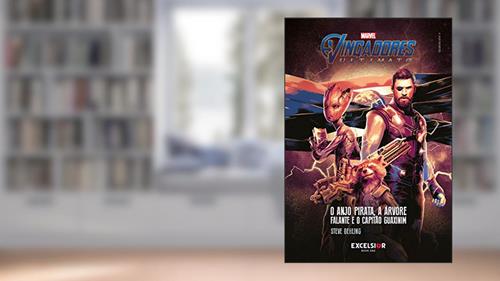 Capa de Vingadores ultimato: O anjo pirata, a árvore falante e o capitão guaxinim, do autor Steve Behling