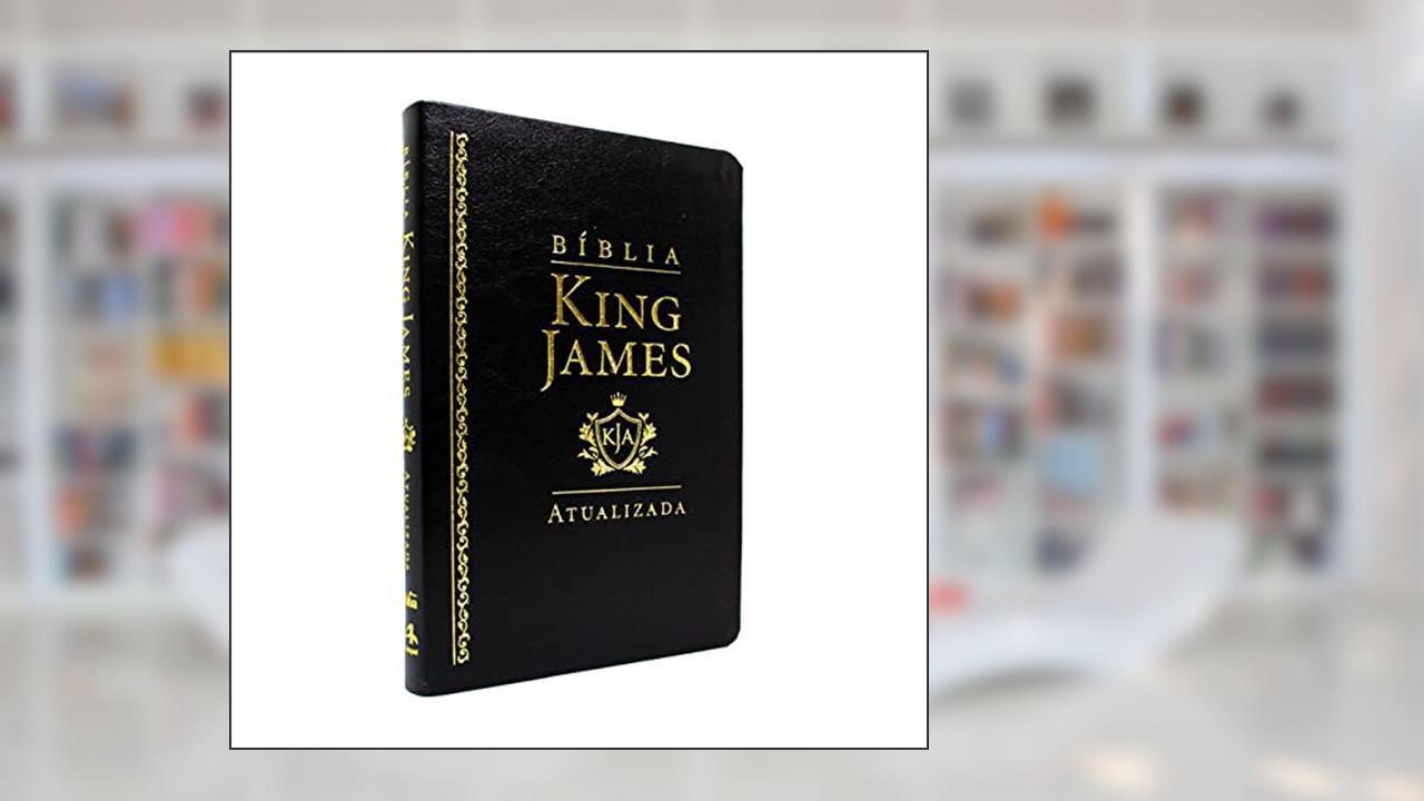 Biblia King James Atualizada Luxo Preta, do autor Não Se Aplica