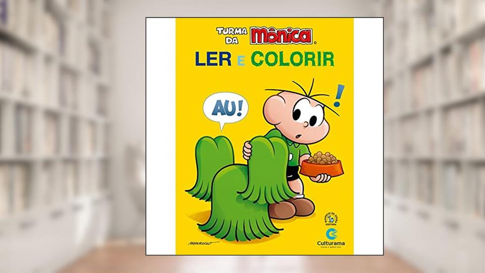Médio Ler e Colorir Cebolinha, do autor Mauricio de Souza