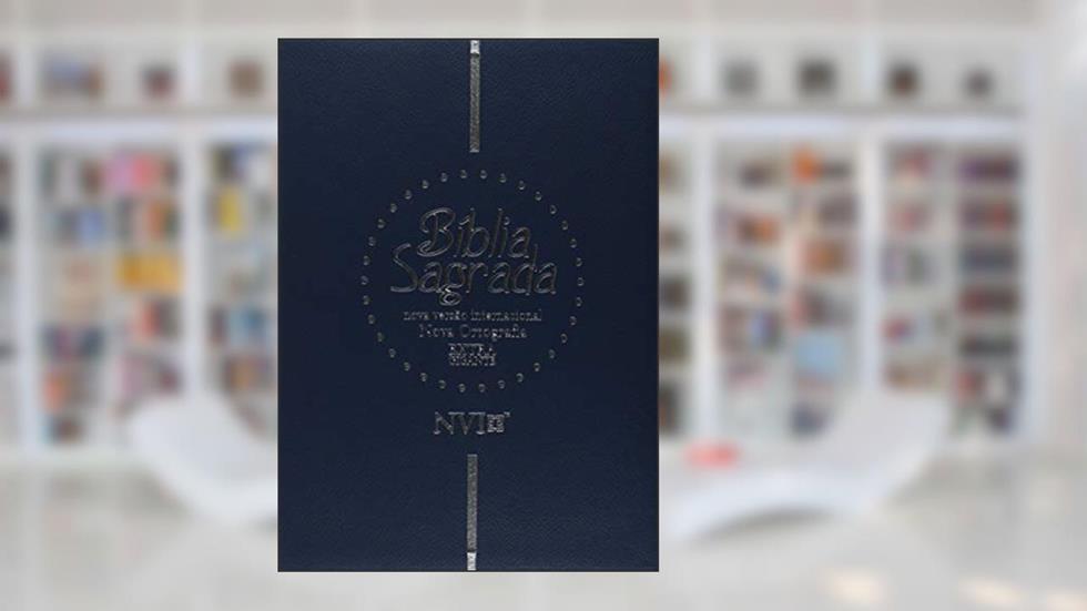 Bíblia Nvi Extra Gigante Novo Testamento 2 Cores Luxo Azul, do autor Vários Autores