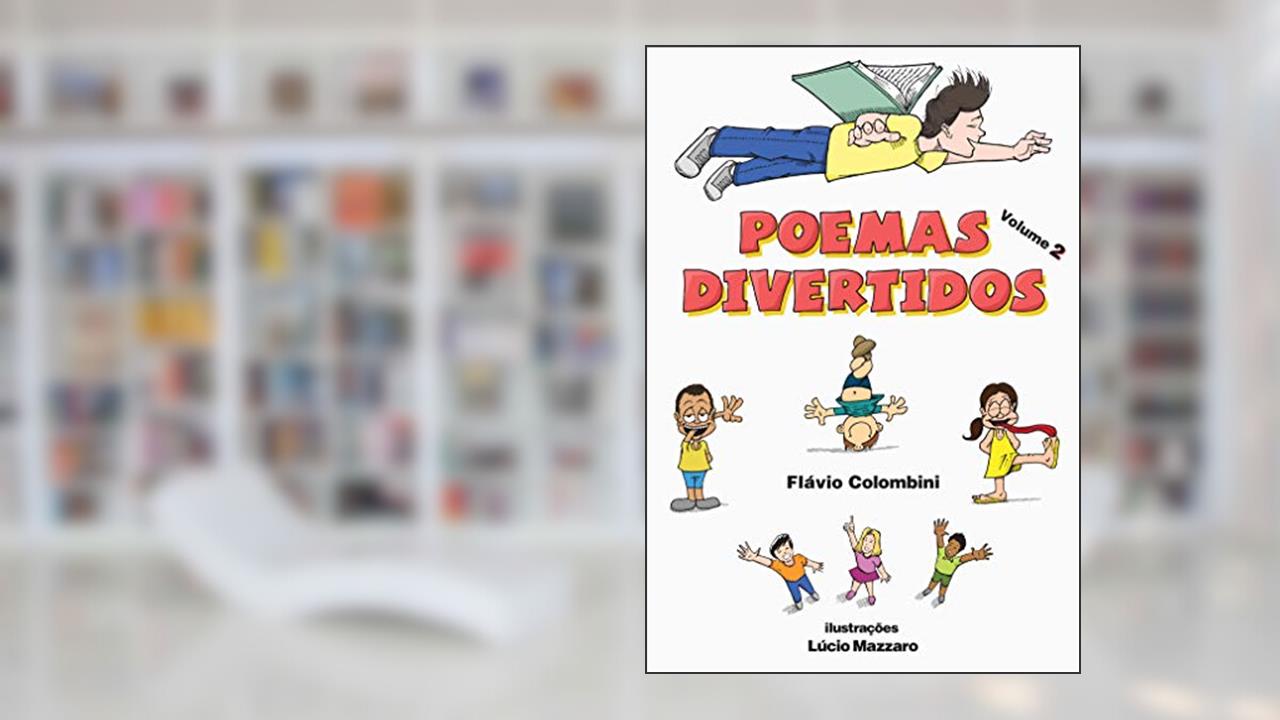 Capa de Poemas Divertidos - Volume 2, do autor Flávio Colombini