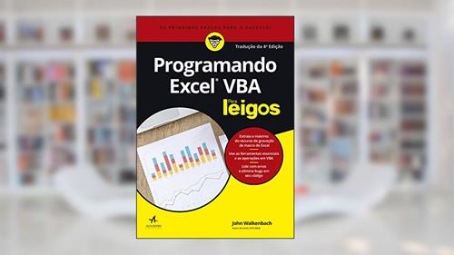 Capa de Programando Excel VBA Para Leigos: Tradução 4ª edição, do autor John Walkenbach