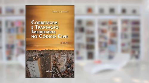 Capa de Corretagem e transação imobiliária, do autor Gabriel J. P. Junqueira