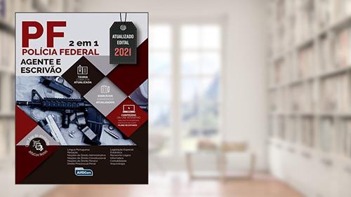 Capa de Polícia Federal: Agente e Escrivão - Edital 2021, do autor Equipe Alfacon