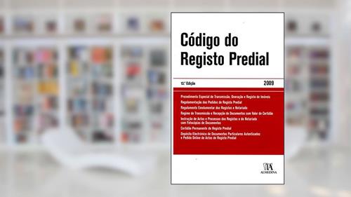 Capa de Código do Registo Predial, do autor Almedina