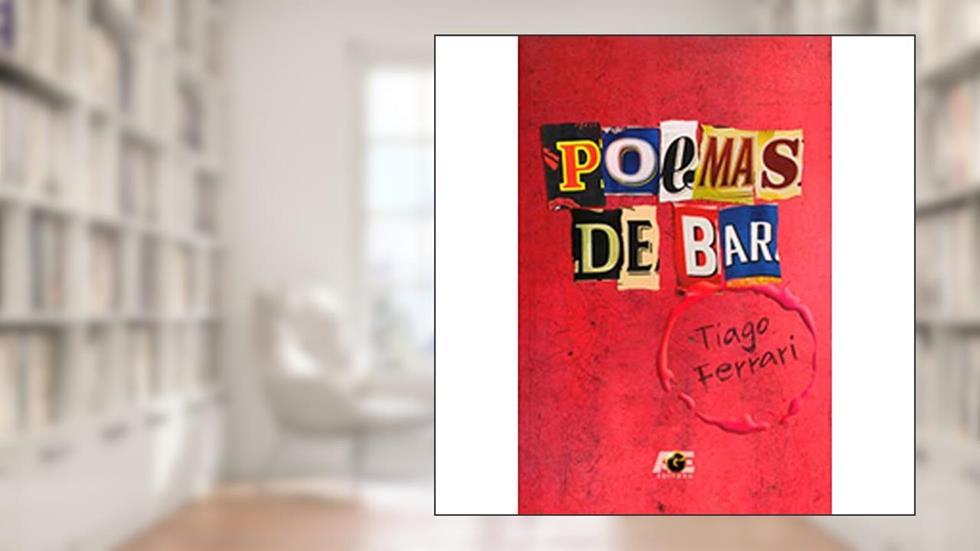 Capa de Poemas de Bar, do autor Tiago Ferrari