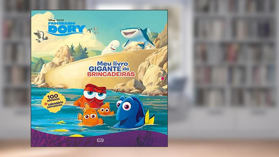 Procurando Dory: meu livro gigante de brincadeiras, do autor Disney