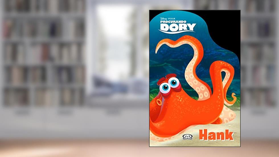 Hank (procurando Dory) - livro recortado, do autor Disney