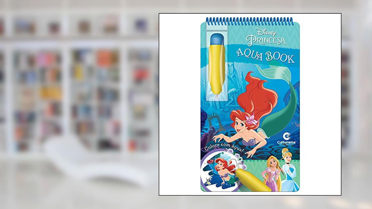 Aqua book Princesas, do autor Culturama