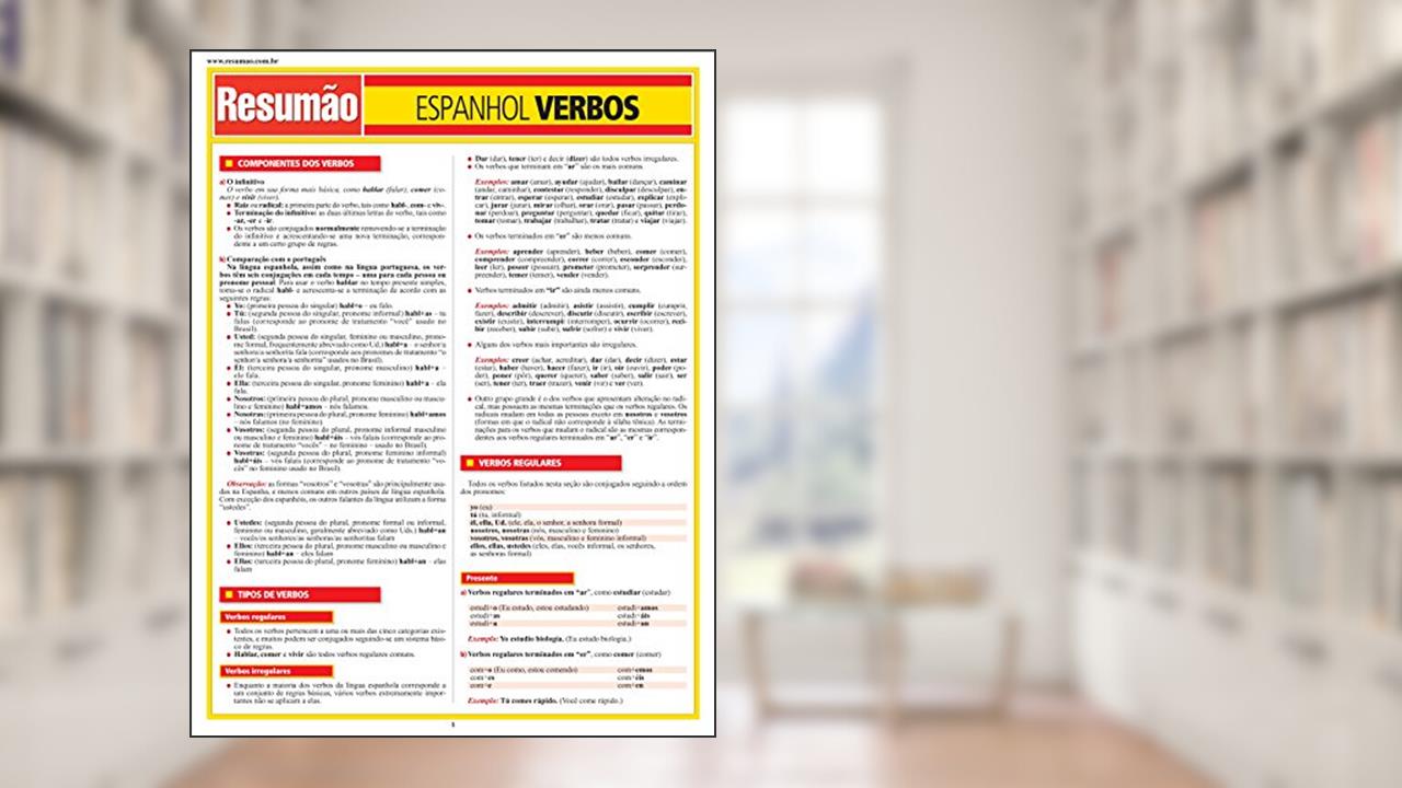 Espanhol - Verbos, do autor William Bengston