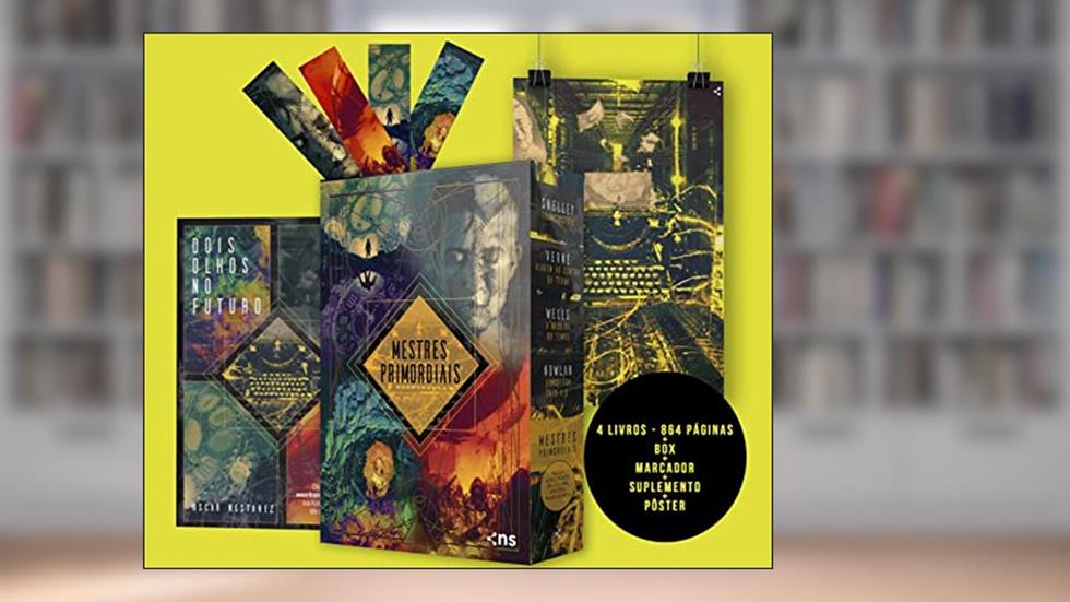 Box Mestres Primordiais, do autor Mary Shelley  Júlio Verne  H.G. Wells  Philip Francis Nowlan e Oscar Nestarez