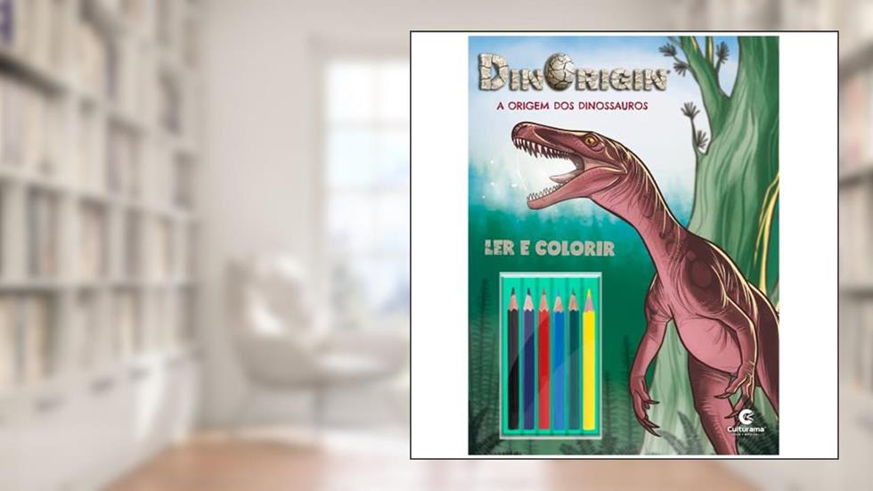 DINORIGIN LER E CLORIR COM LÁPIS, do autor Culturama
