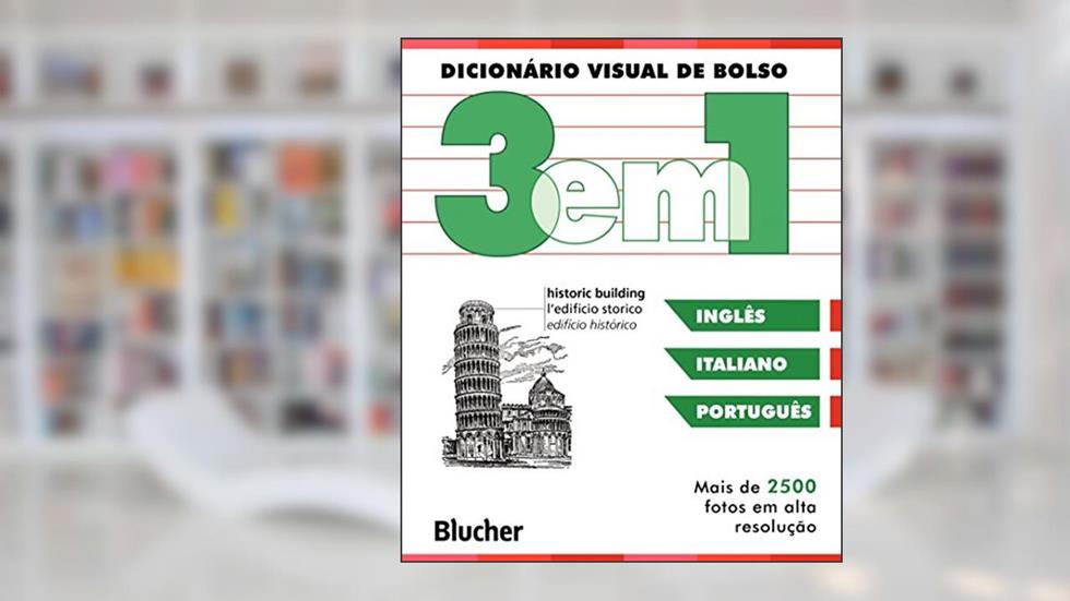 Dicionário Visual de Bolso - 3 em 1: Italiano/inglês/português, do autor Dorling Kindersley Book