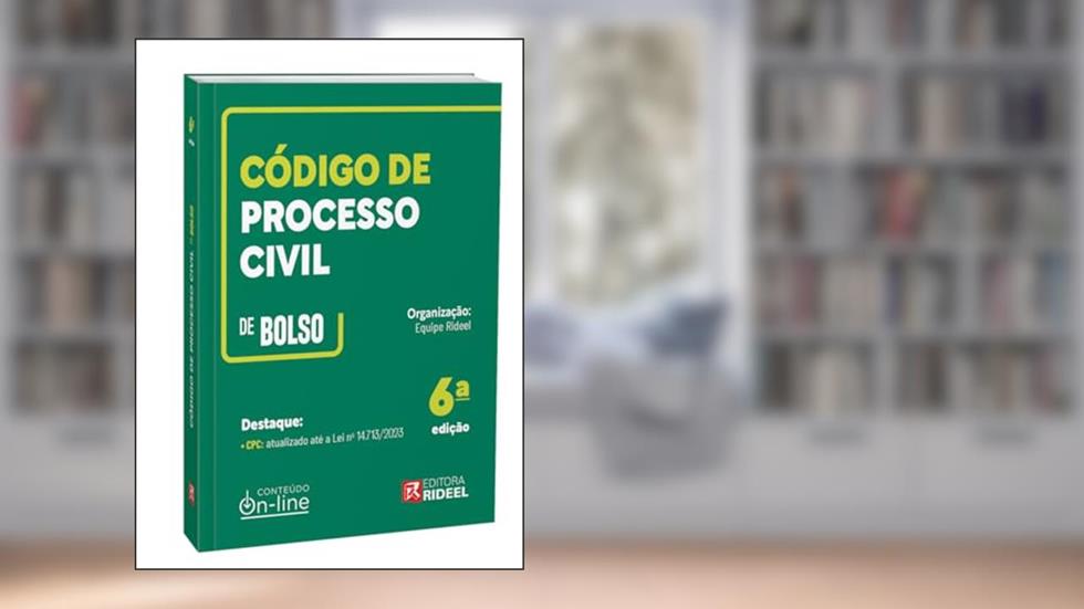 Código de Processo Civil - 6ª Edição (2024), do autor EQUIPE RIDEEL