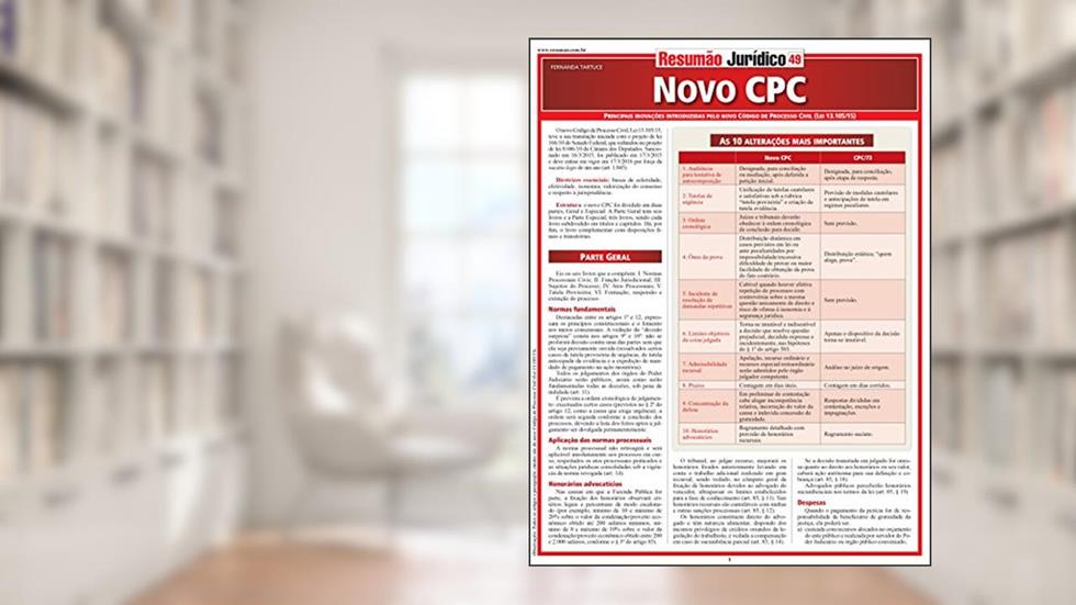 Novo CPC, do autor Fernanda Tartuce