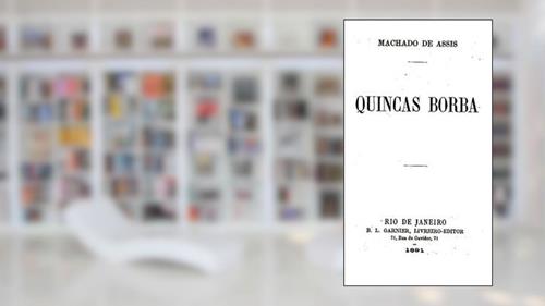 Capa de Quincas Borba, do autor Machado de Assis