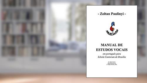 Capa de Manual De Estudos Vocais, do autor Zoltan Paulinyi