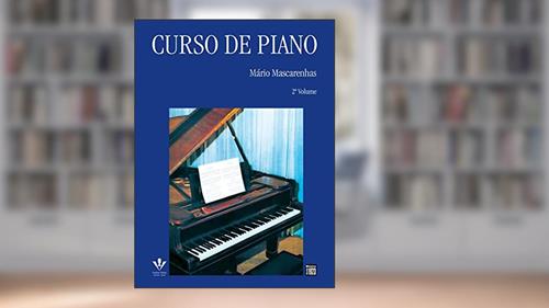 Capa de Curso de piano - 2º volume, do autor Mário Mascarenhas