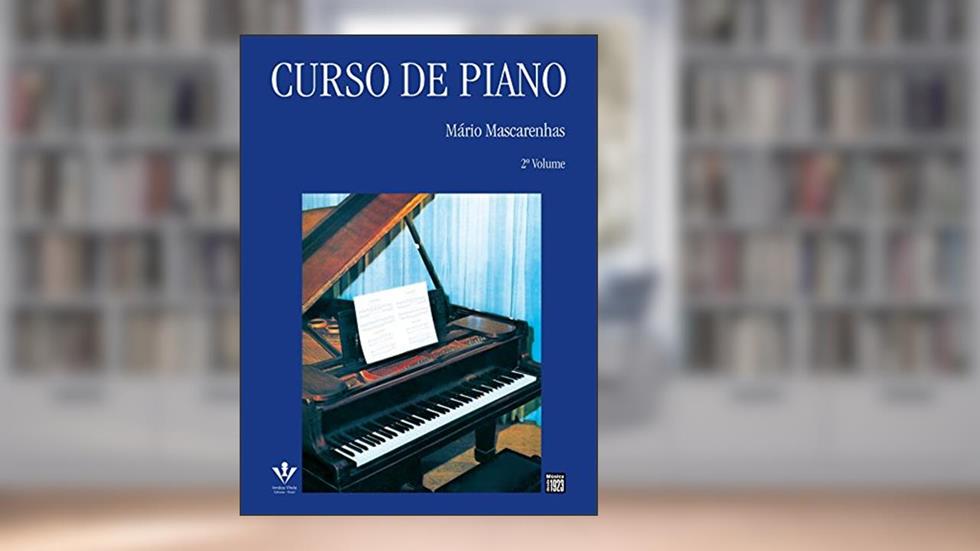 Curso de piano - 2º volume, do autor Mário Mascarenhas