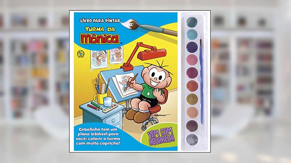 Turma da Mônica Livro para Pintar - Cebolinha, do autor Online Editora