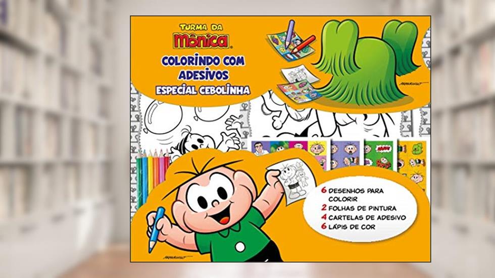 Turma Da Mônica - Colorindo com adesivos - Especial - Cebolinha, do autor On Line Editora