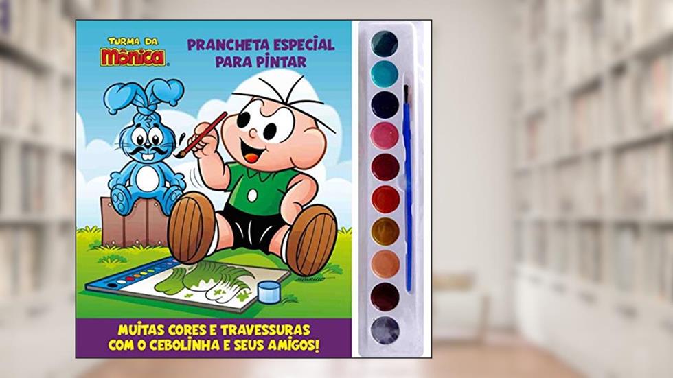 Turma Da Mônica - Prancheta Especial para Pintar - Cebolinha, do autor On Line Editora