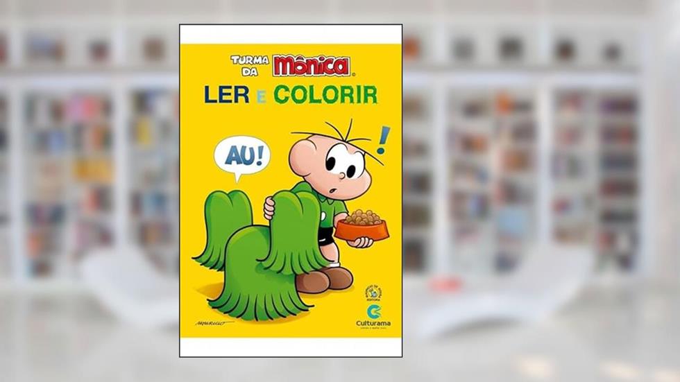 Ler e colorir Cebolinha - Capa fosca, do autor MAURICIO DE SOUZA PRODUÇÕES