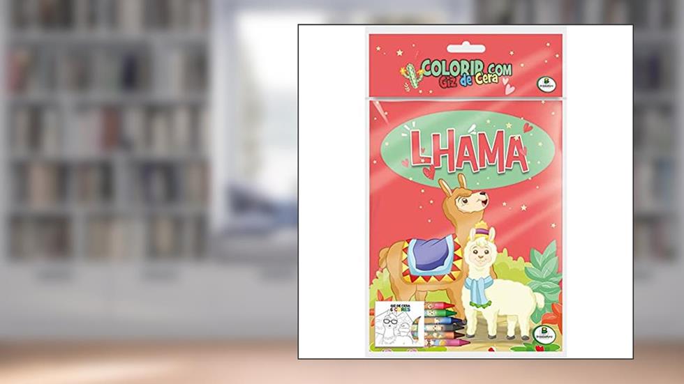 Colorir com Giz de Cera: Lhama, do autor Todolivro