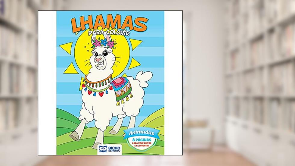 Colorir Lhamas e Unicórnios - Animados, do autor Leonel Luiz Santos