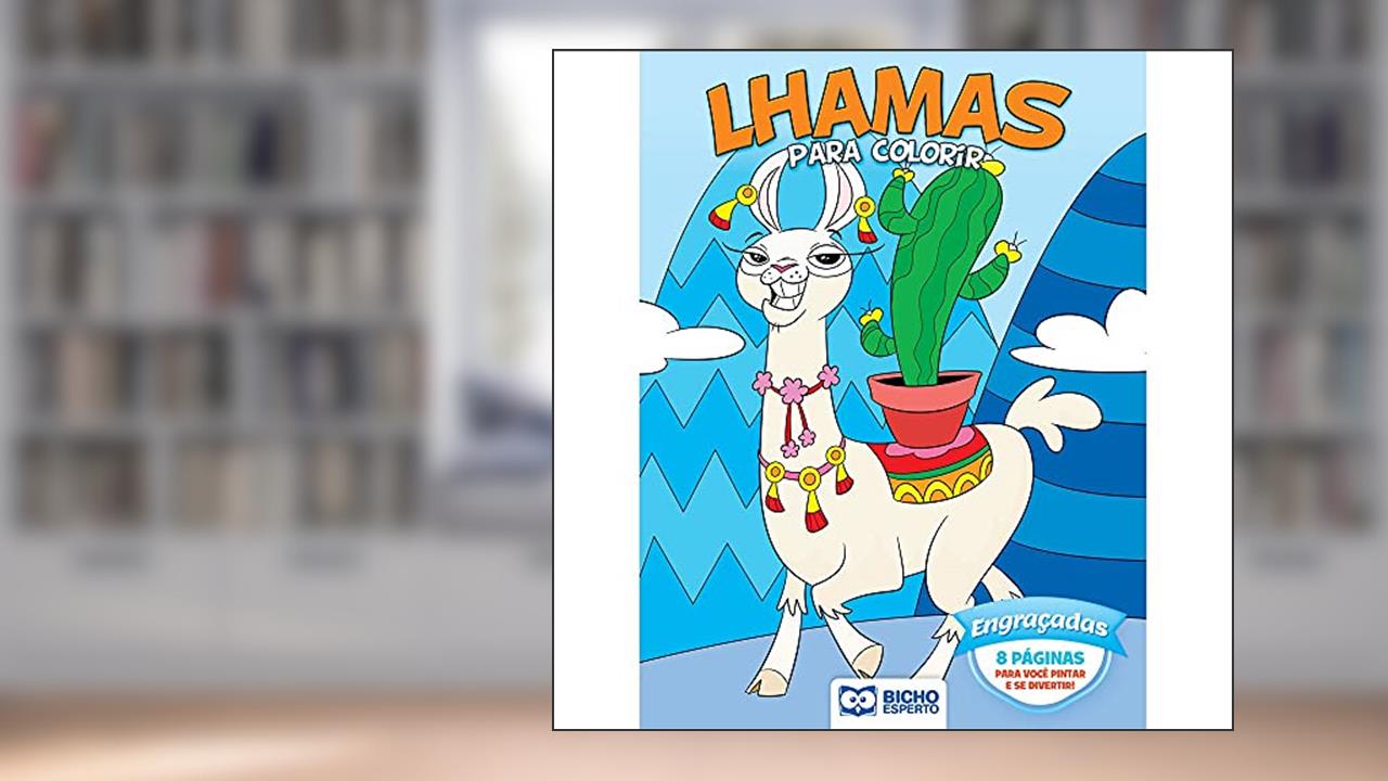 Colorir Lhamas e Unicórnios - Engraçaados, do autor Leonel Luiz Santos